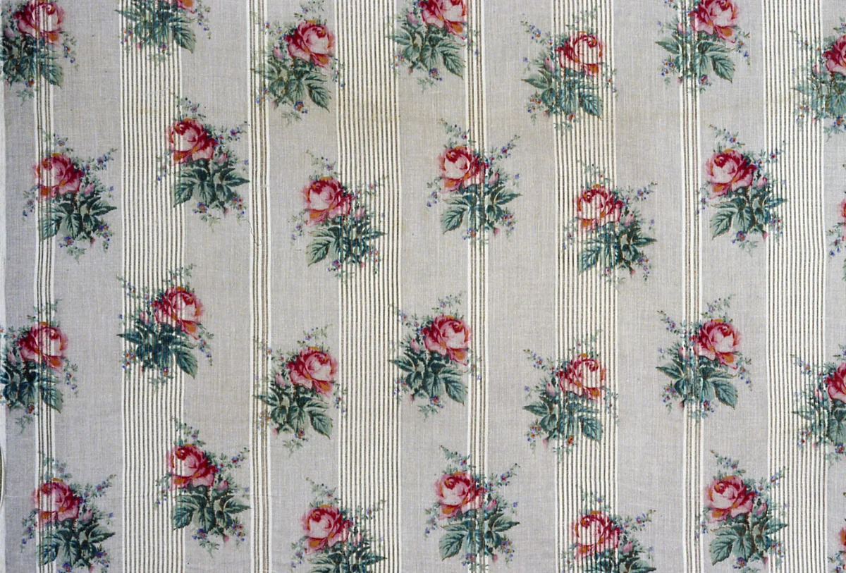 Panel (Dress Fabric) by France, textile, 1840-1860