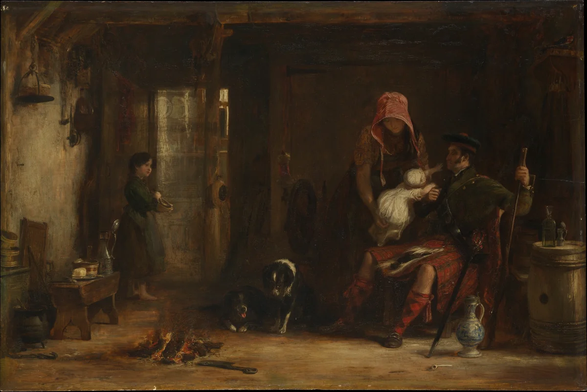 The Highland Family by Sir David Wilkie, painting, 1824