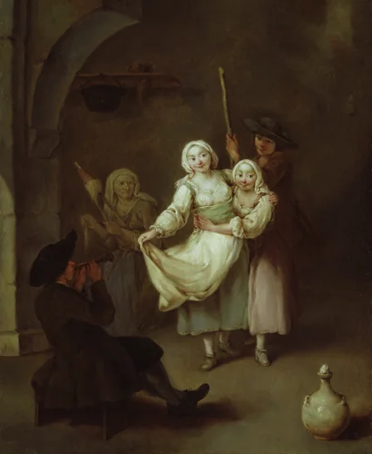 The Dance by Pietro Longhi, painting, 1745-1755