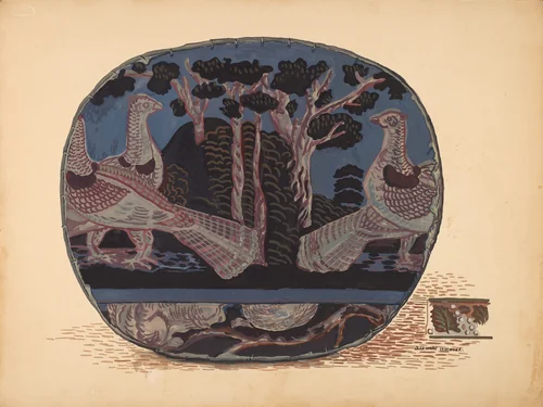 Bandbox Cover by Stewart Wheeler, index of american design, 1936