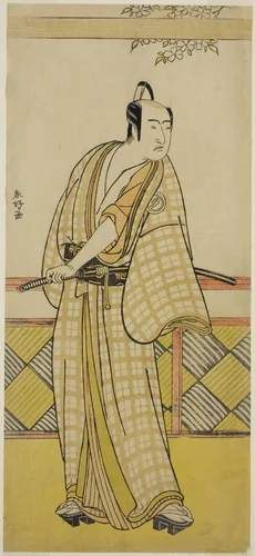 The Actor Sawamura Sojuro III in an Unidentified Role by Katsukawa Shunko, print, 1785-1789