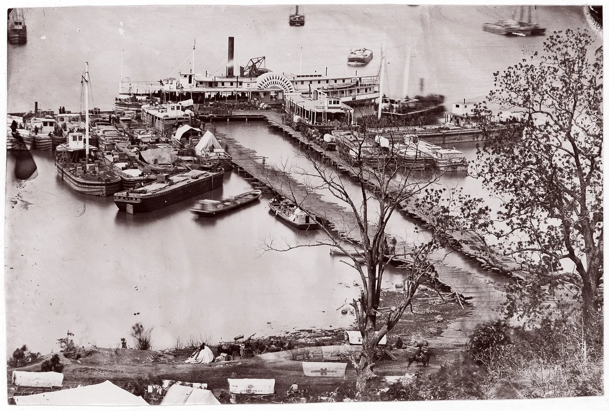 Belle Plain, Virginia by James Gardner, photograph, 1864