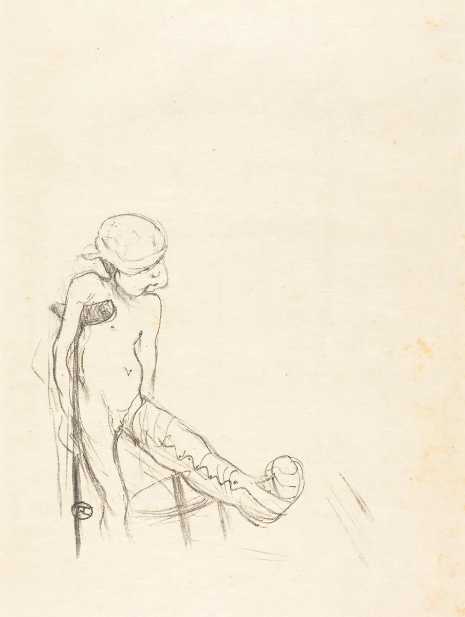 Wounded Eros (Eros vanné) by Henri de Toulouse-Lautrec, print, 1894