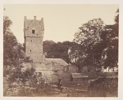 The Castle of the Mains, Forfarshire by John Sturrock, photograph, 1856