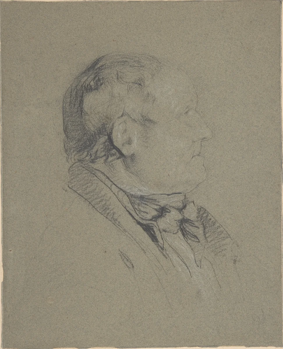 Sam Lovill, Porter at the Royal Academy by Edwin Henry Landseer, drawing, 1817-1820