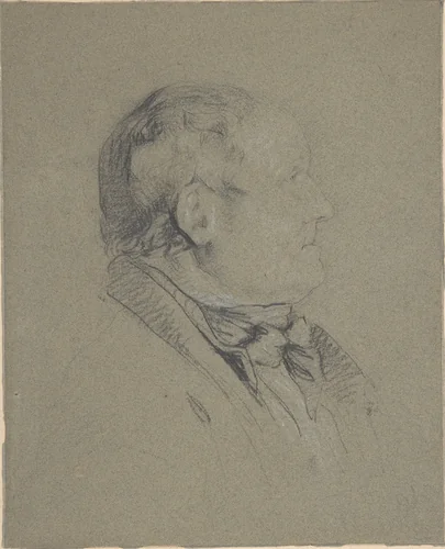 Sam Lovill, Porter at the Royal Academy by Edwin Henry Landseer, drawing, 1817-1820