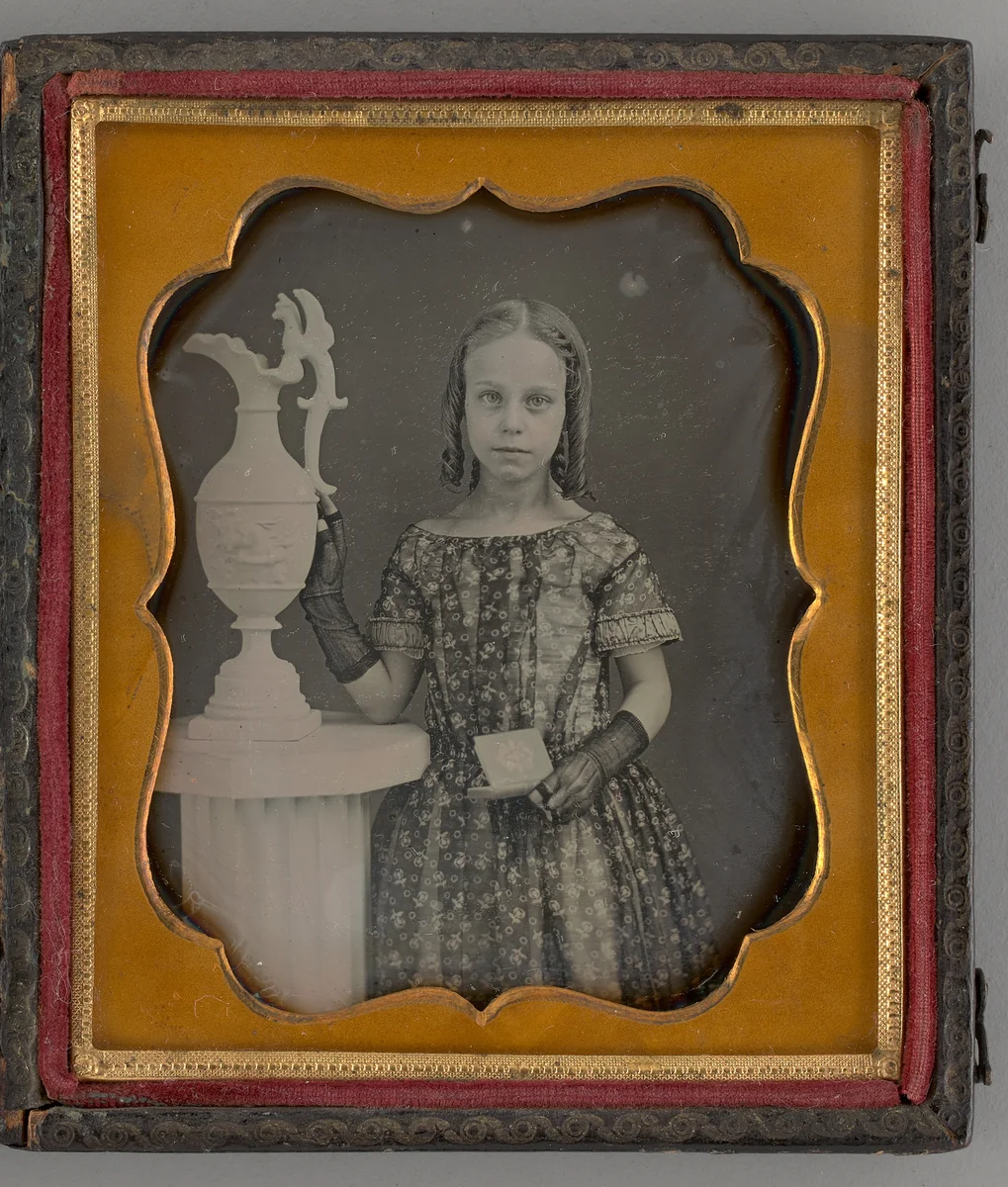 Untitled (Portrait of a Girl) by Unknown maker, other, 1857