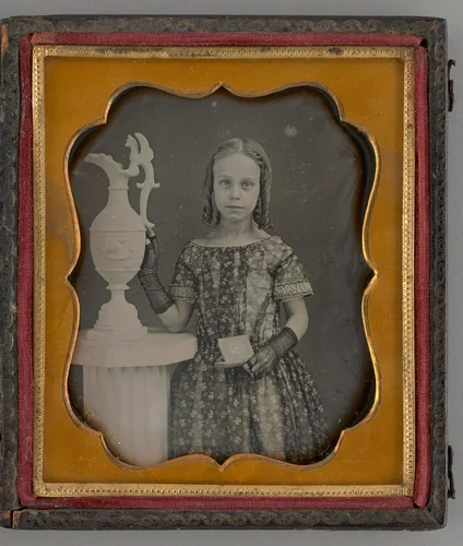 Untitled (Portrait of a Girl) by Unknown maker, other, 1857