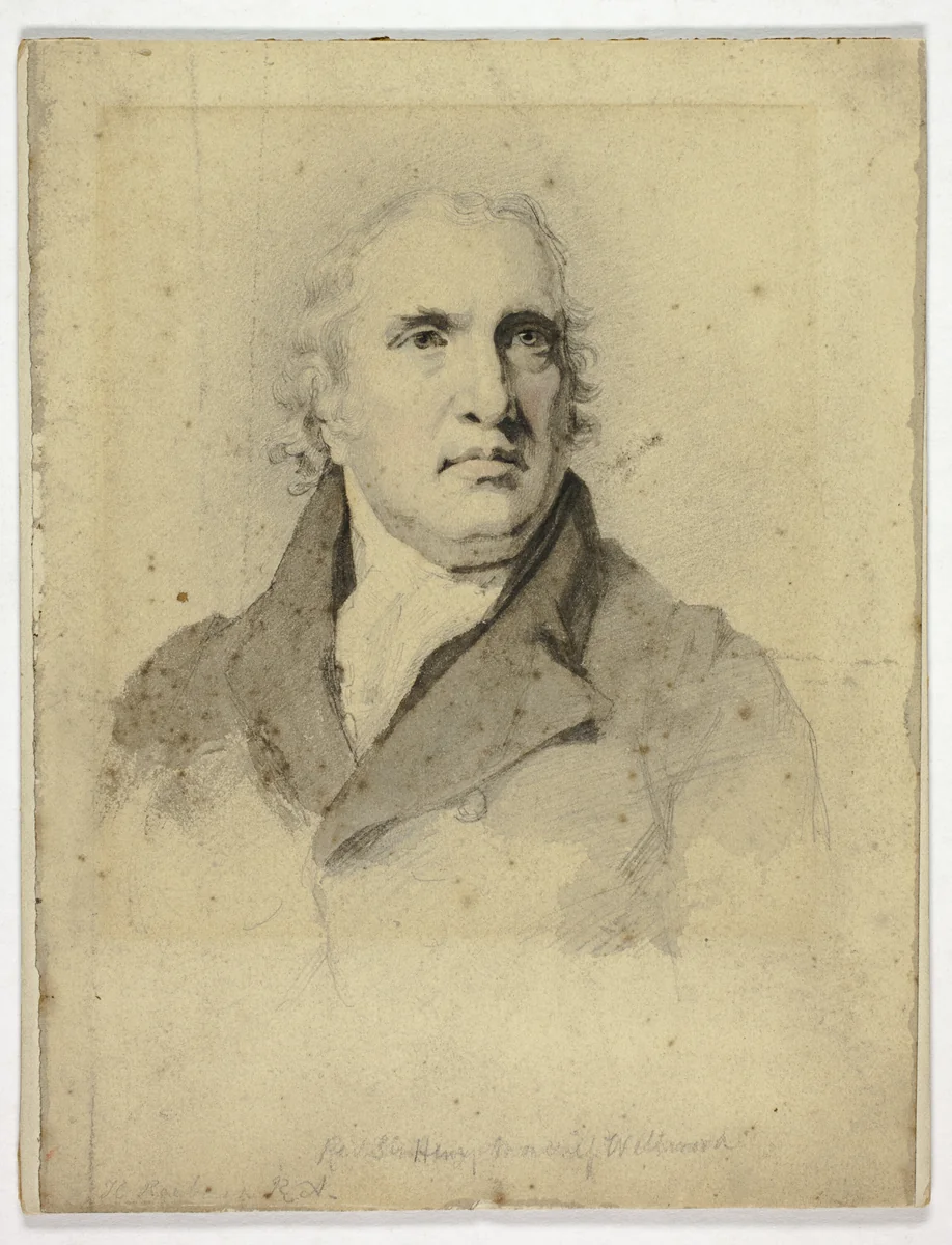 Rev. Henry Moncrief Wellwood by Henry Raeburn, drawing, 1776-1823