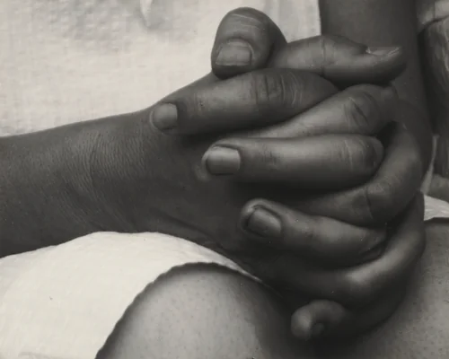 Georgia O'Keeffe—Hands by Alfred Stieglitz, photograph, 1933