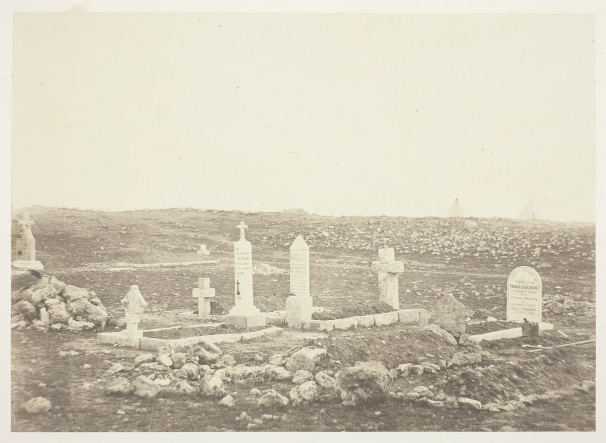 Cemetery, Cathcart's Hill by Roger Fenton, photograph, 1855