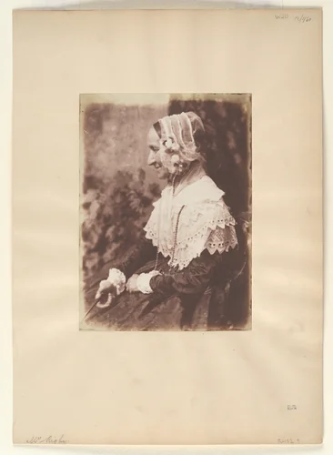 Mrs. Anne Rigby (née Anne Palgrave, 1777–1872) by Hill and Adamson, photograph, 1843-1847