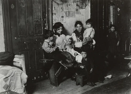 Tenement Family, Chicago by Lewis Wickes Hine, photograph, 1910