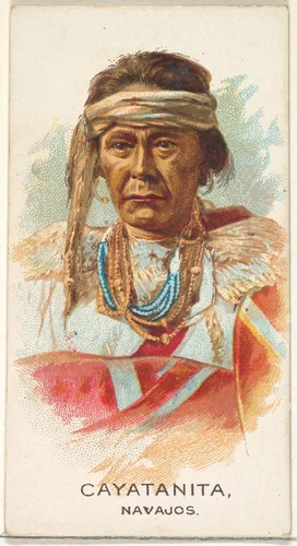 Cayatanita, Navajos, from the American Indian Chiefs series (N2) for Allen & Ginter Cigarettes Brands by Allen & Ginter, print, 1888