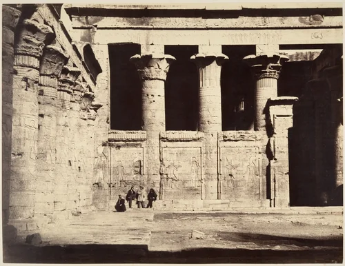 Temple of Edfu by Gustave Le Gray, photograph, 1867