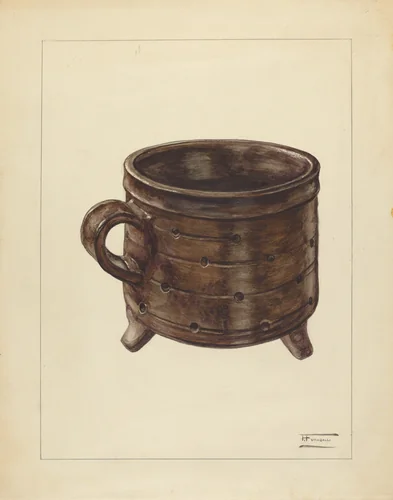 Cheese Pot by Frank Fumagalli, index of american design, 1940