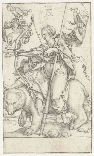 Drift by Heinrich Aldegrever, drawing, 1551
