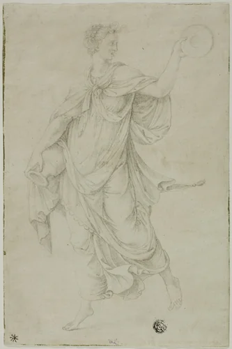 Temperance by Girolamo Sellari, drawing, 1521-1556