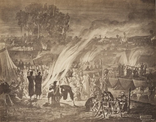 Untitled from the portfolio Souvenirs du Camp de Chalons by Gustave Le Gray, photograph, 1857