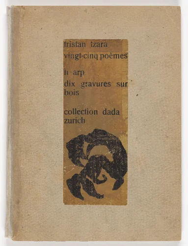 Twenty-five Poems (Vingt-cinq poèmes) by Jean Arp, illustrated book, 1918