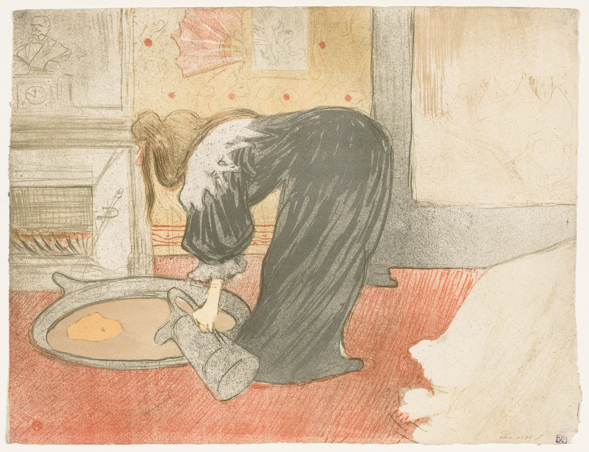 Elles: Woman at the Tub by Henri de Toulouse-Lautrec, print, 1896