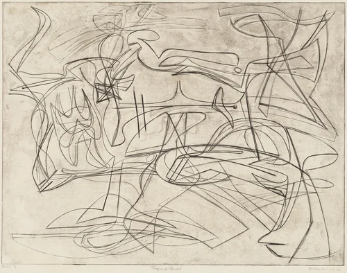 Tropic of Cancer by Stanley William Hayter, print, 1949