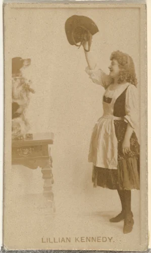 Lillian Kennedy, from the Actors and Actresses series (N145-8) issued by Duke Sons & Co. to promote Duke Cigarettes by W. Duke, Sons & Co., photograph, 1890-1895