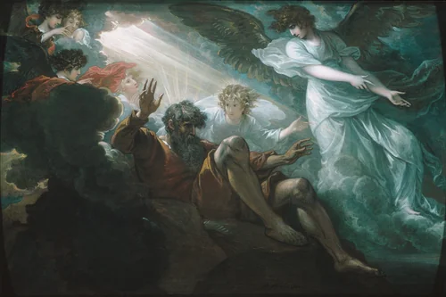 Moses Shown the Promised Land by Benjamin West, artwork, 1801
