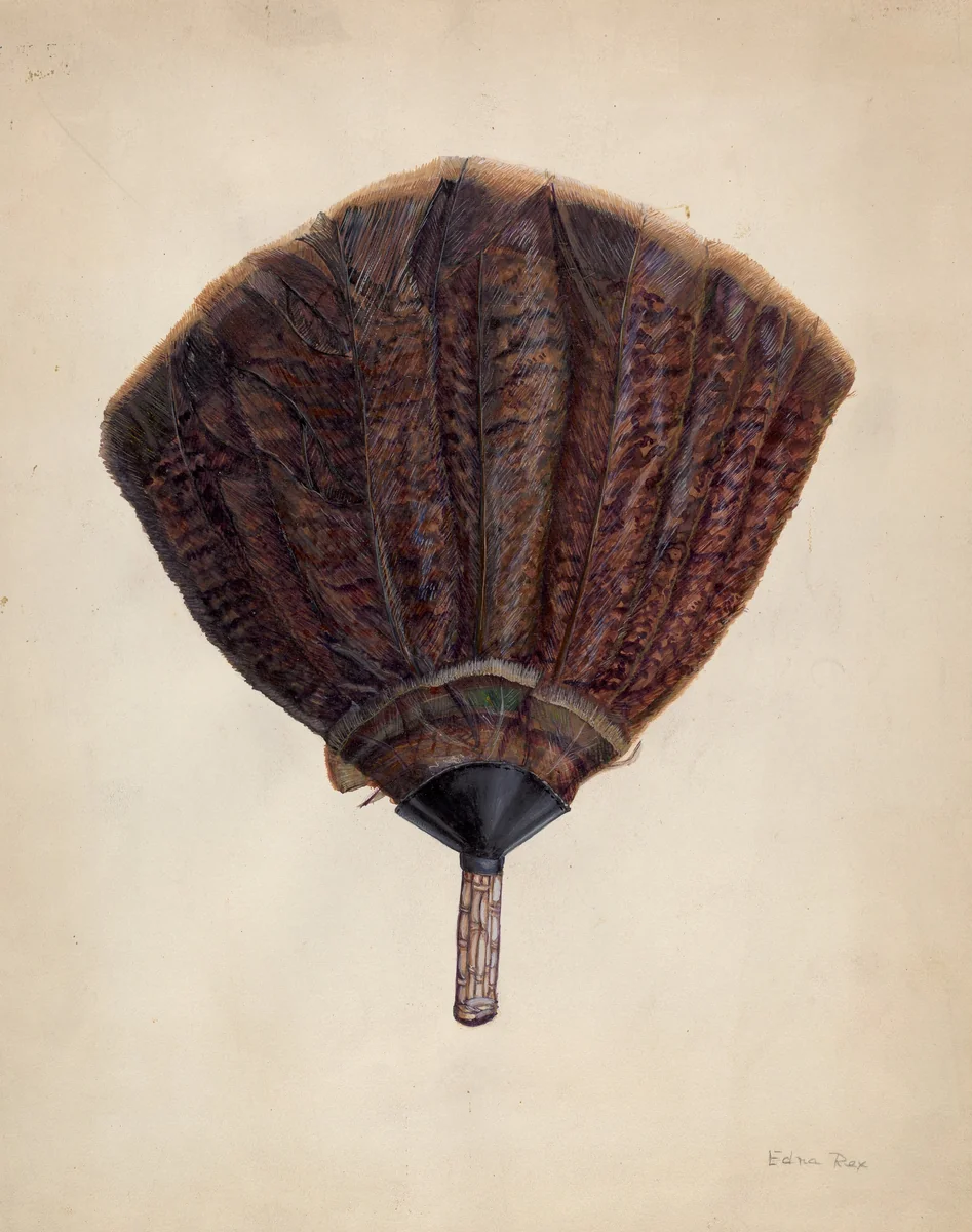 Fan by Edna Crenshaw Rex, index of american design, 1938