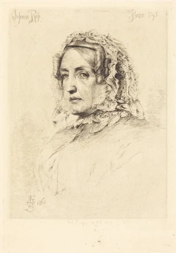 Suzanna Rose by Paul Adolphe Rajon, print, 1875