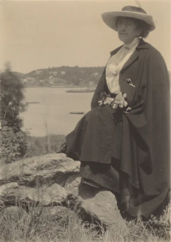 Gertrude Käsebier in Maine by Clarence H. White, photograph, 1871-1925