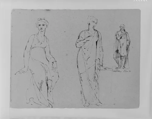 (From Sketchbook) by Thomas Sully, artwork, 1810-1820