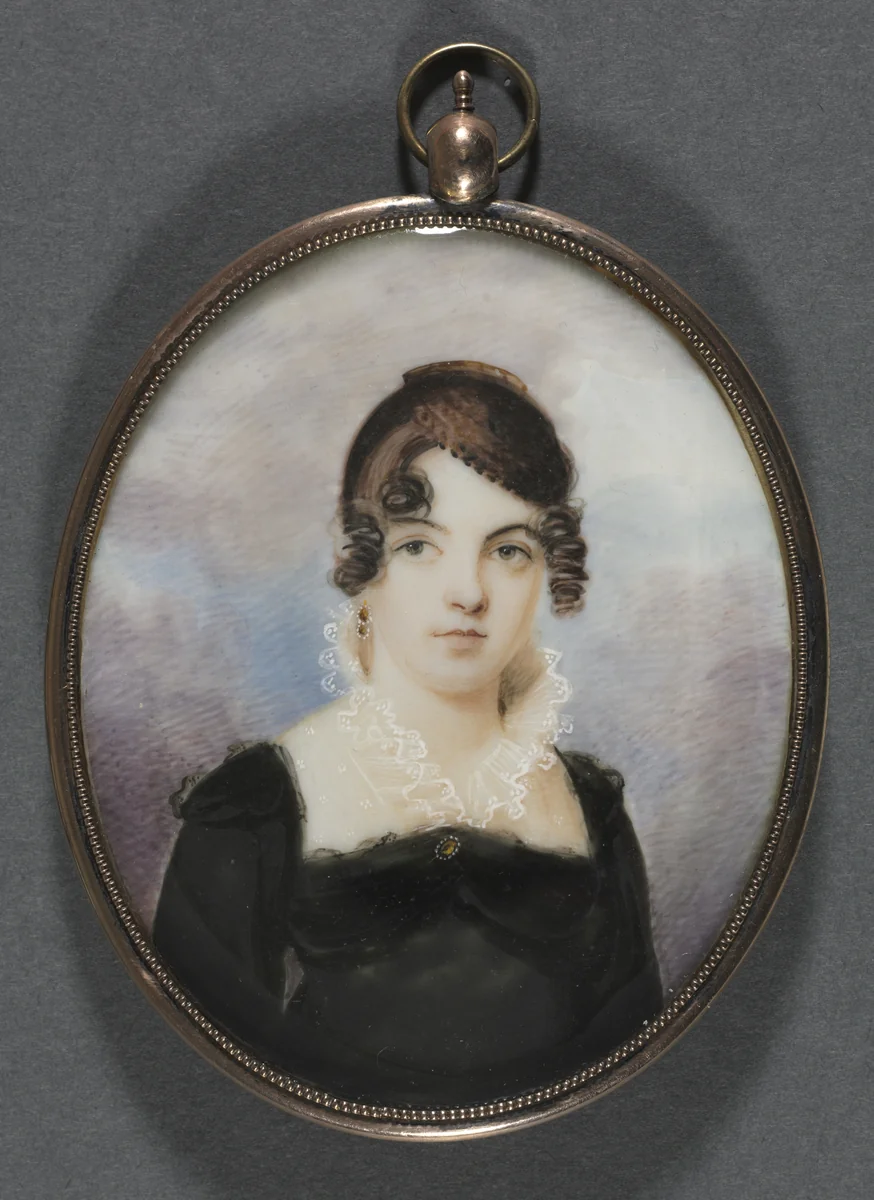 Portrait of a Woman by Anson Dickinson, painting, 1805-1815