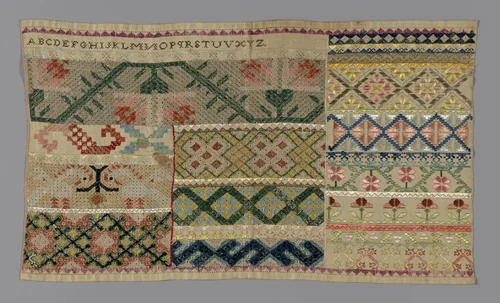 Sampler by Mexico, textile, 1801-1900
