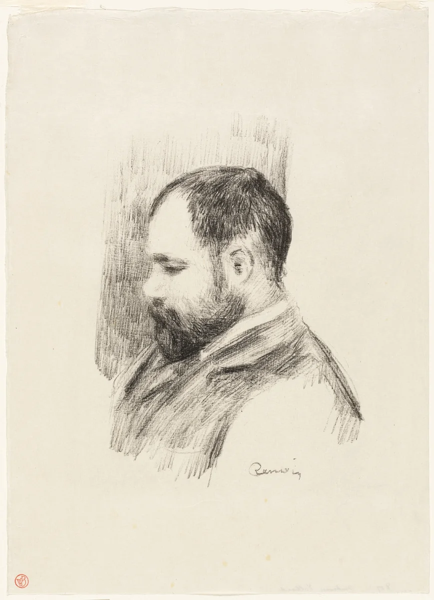 Portrait of Ambroise Vollard by Pierre-Auguste Renoir, print, 1904