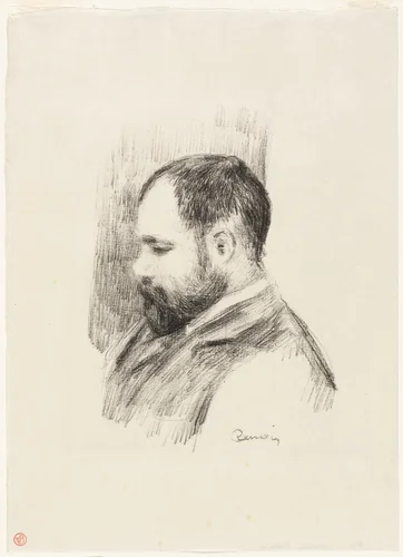 Portrait of Ambroise Vollard by Pierre-Auguste Renoir, print, 1904