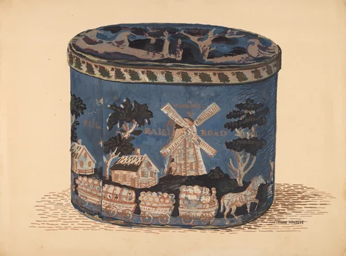 Bandbox by Stewart Wheeler, index of american design, 1936