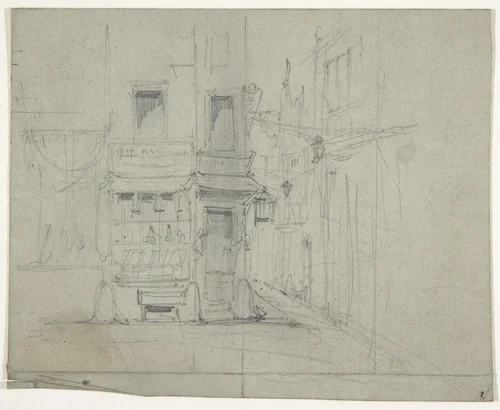 Design for a Stage Set at the Opéra, Paris by Eugène Cicéri, drawing, 1830-1890