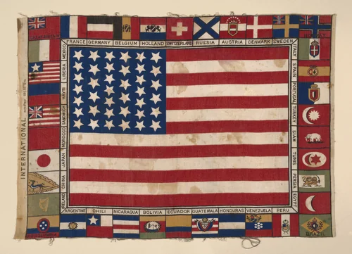 Panel (Furnishing Fabric) by United States, textile, 1876