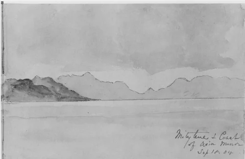 Coast of Asia Minor (from Sketchbook) by Mary Newbold Sargent, artwork, 1904