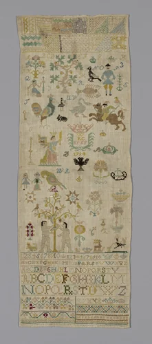 Sampler by Possibly Netherlands, textile, 1794