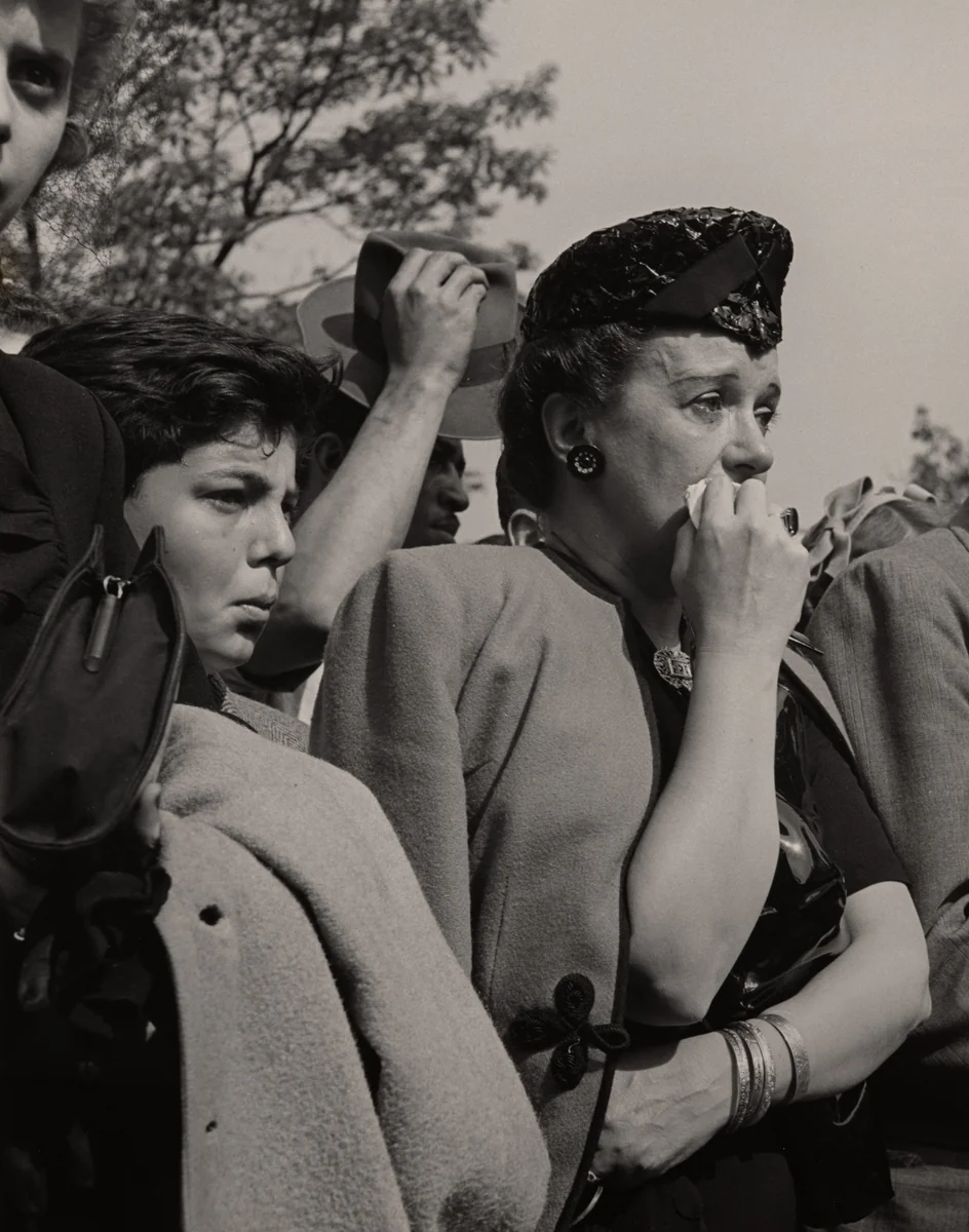 Franklin D. Roosevelt Funeral, Washington, DC by Wayne Miller, photograph, 1945