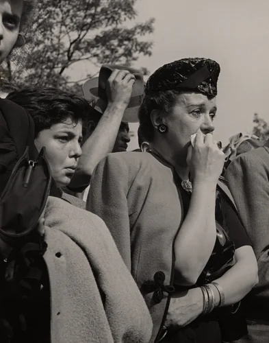 Franklin D. Roosevelt Funeral, Washington, DC by Wayne Miller, photograph, 1945