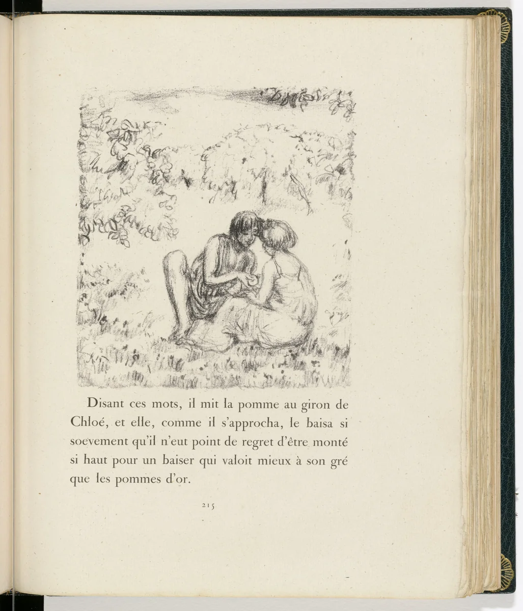 In-text plate (page 215) from Daphnis et Chloé by Pierre Bonnard, illustrated book, 1902