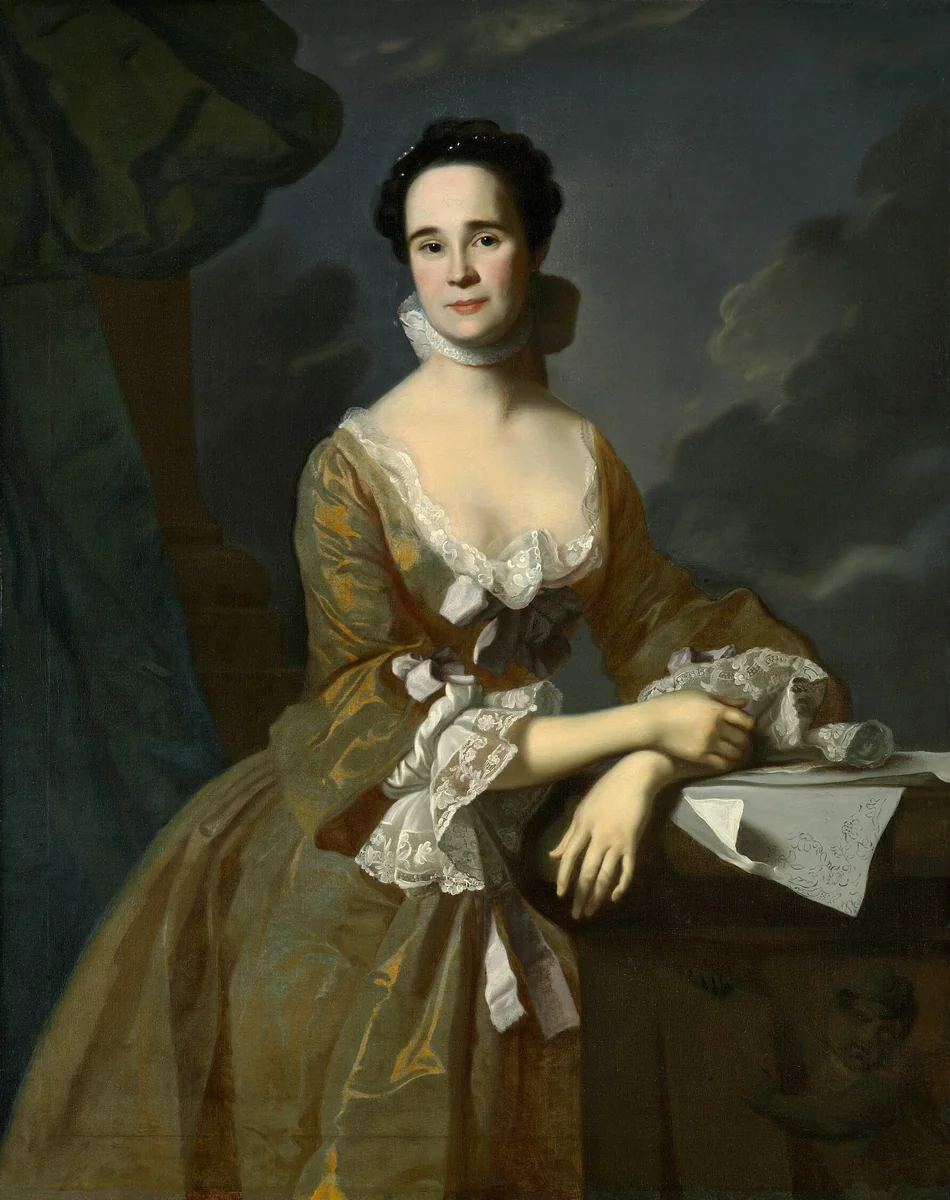 Mrs. Daniel Hubbard (Mary Greene) by John Singleton Copley, painting, 1764