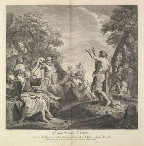 Predication de St. Jean by Charles Dupuis, print, 1685-1742