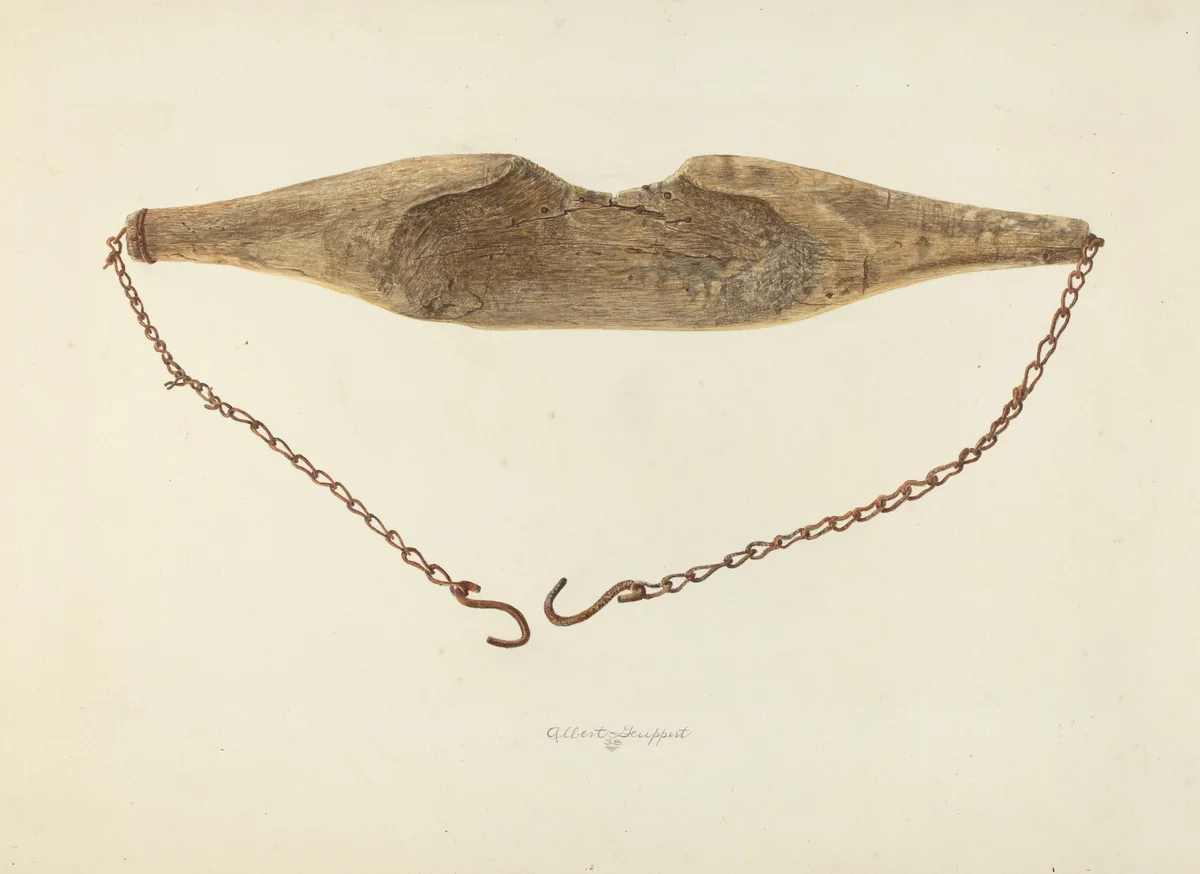 Water Yoke by Albert Geuppert, index of american design, 1938