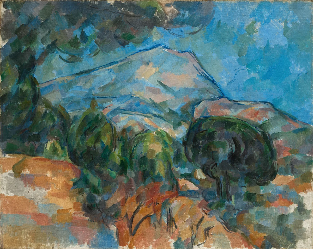 Mount Sainte-Victoire by Paul Cezanne, painting, 1899-1909