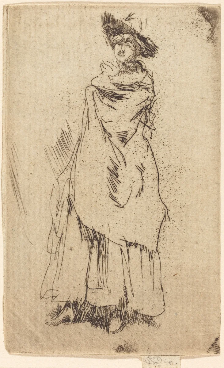The Mantle by James McNeill Whistler, print, 1834-1903