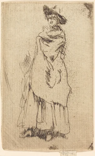 The Mantle by James McNeill Whistler, print, 1834-1903
